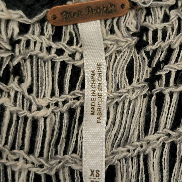 Free people side by side flared peplum knit tank top.size xs - Picture 3 of 3